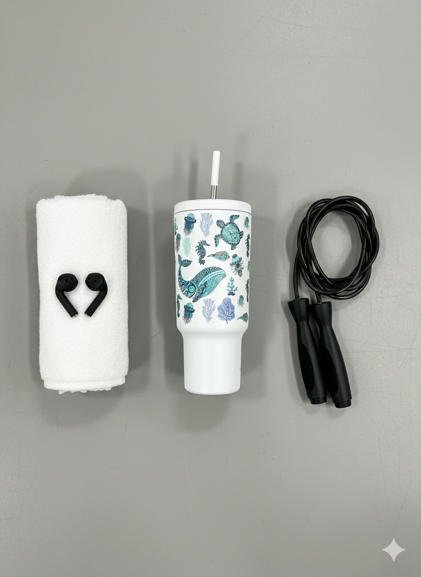 White Ocean – Tumbler 40oz Premium Minimalista